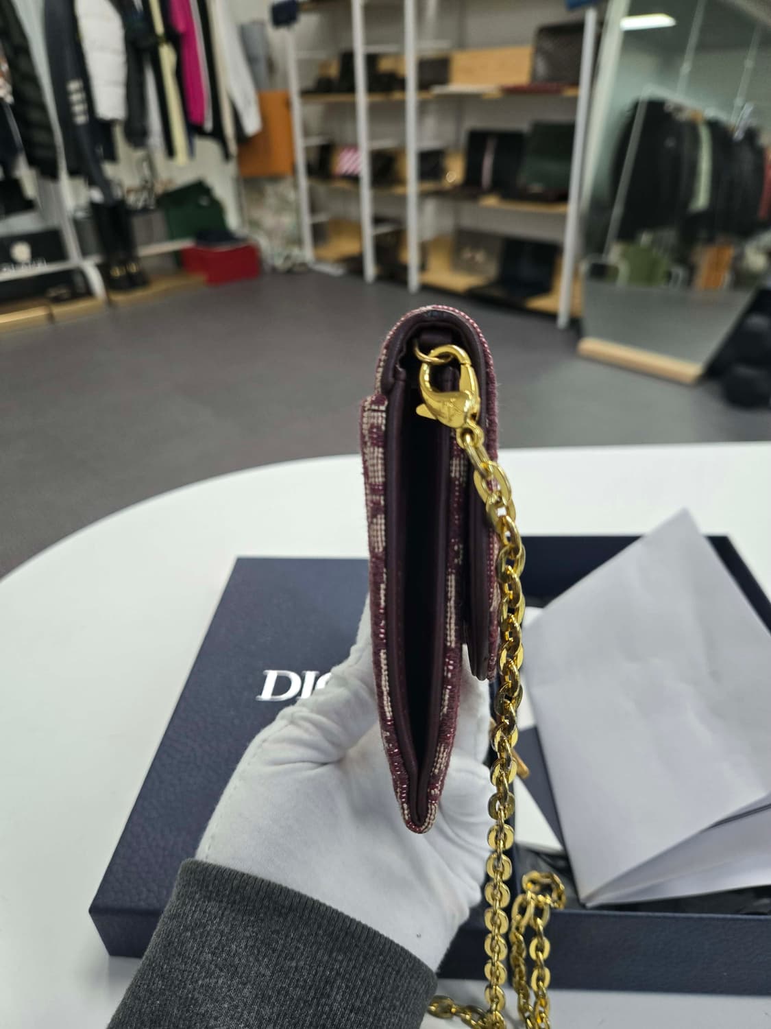 [보증서 정품] 디올 오블리크 새들백 상품이미지3