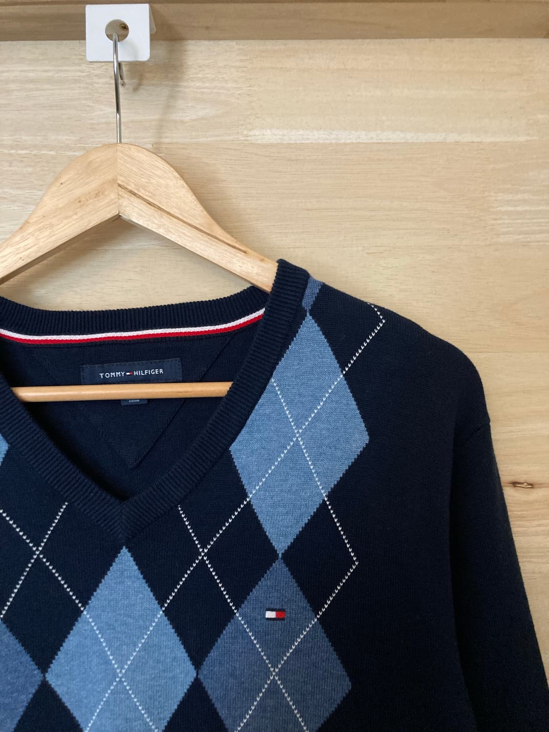 타미힐피거 니트 (곤색) 상품이미지5