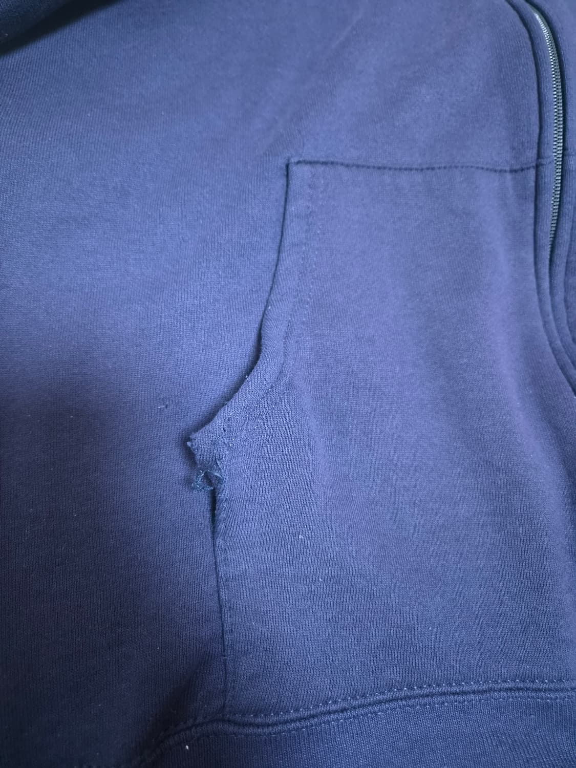90's Made in USA 러셀 후드집업 네이비 L 상품이미지6