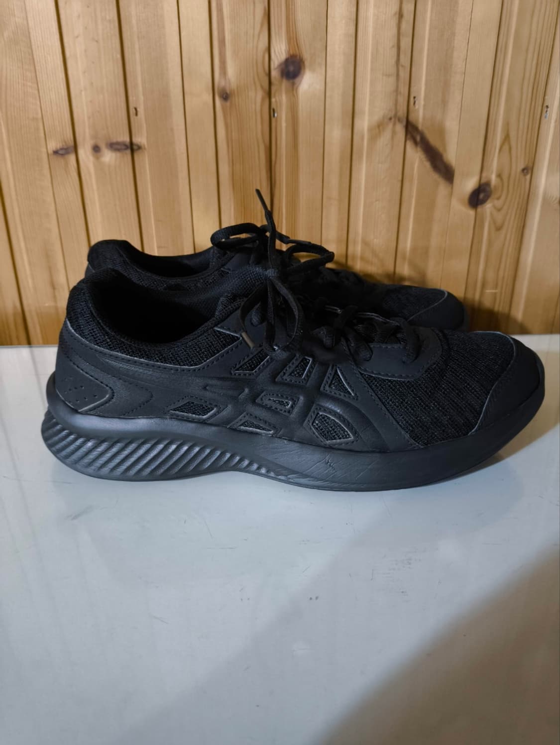 255mm 아식스 스토머 러닝화 올블랙  상품이미지2