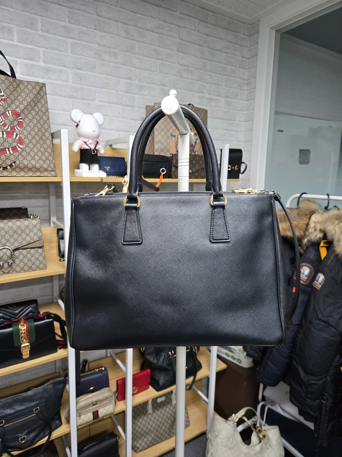 [특가][정품]프라다 사피아노 토트 숄더백 상품이미지3