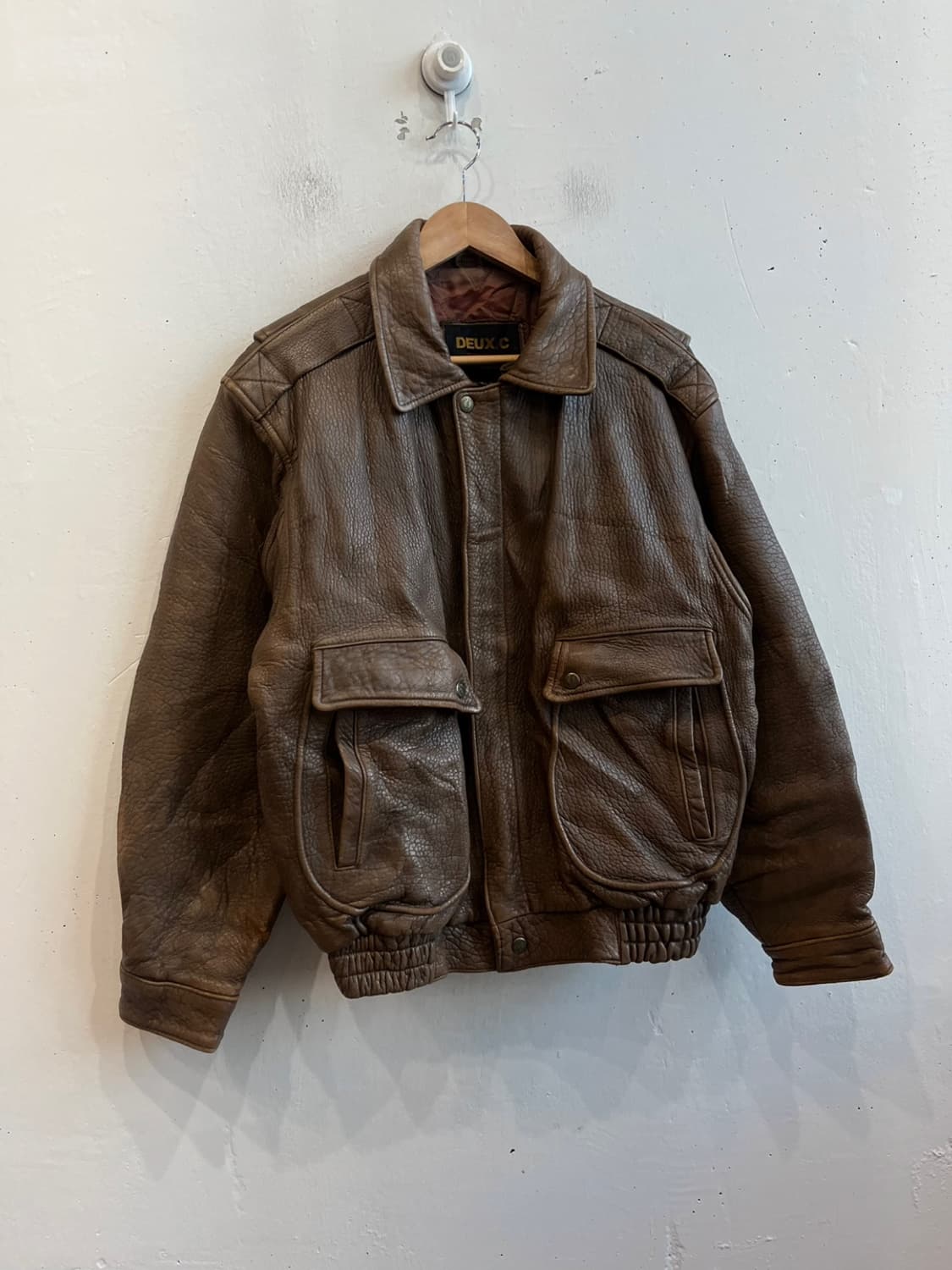 90s DEUX2C 양가죽 봄버자켓  상품이미지1