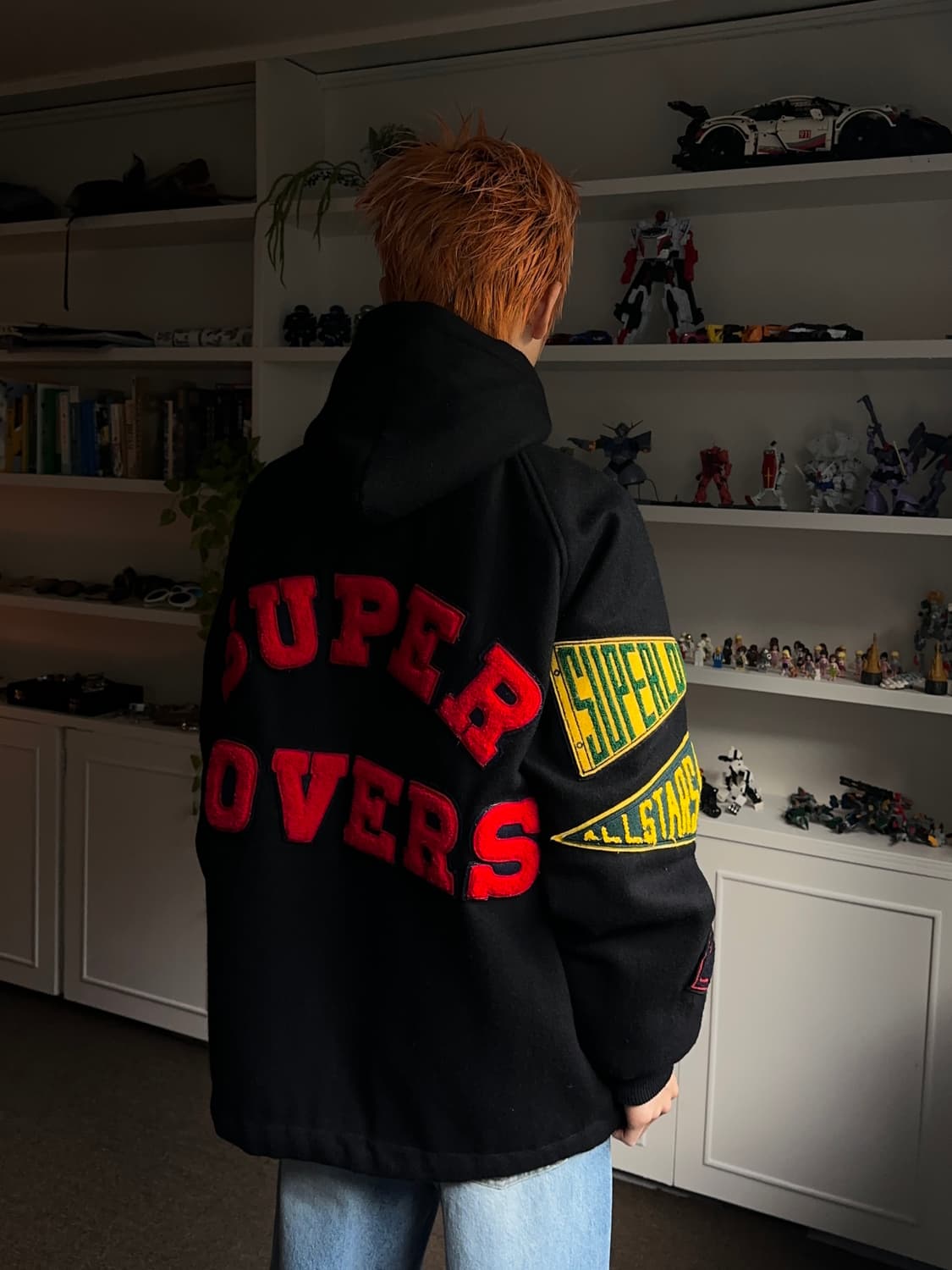 Super Lovers 빅 패치 바시티 자켓 상품이미지6