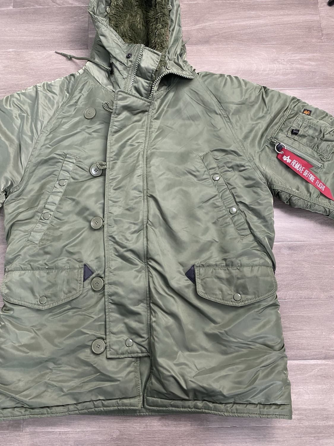 알파 인더스트리 N-3B 헤비 파카 상품이미지2