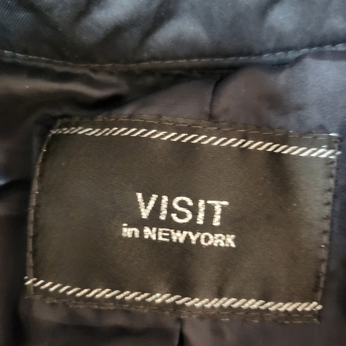 VISIT in NEWYORK 브랜드 차콜네이비  트렌치 상품이미지4