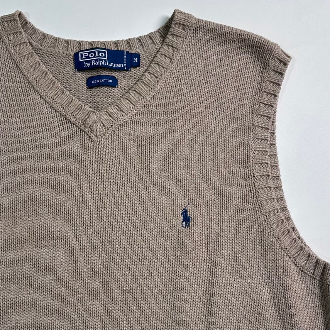 폴로 랄프로렌 베이지 코튼 베스트   상품이미지3
