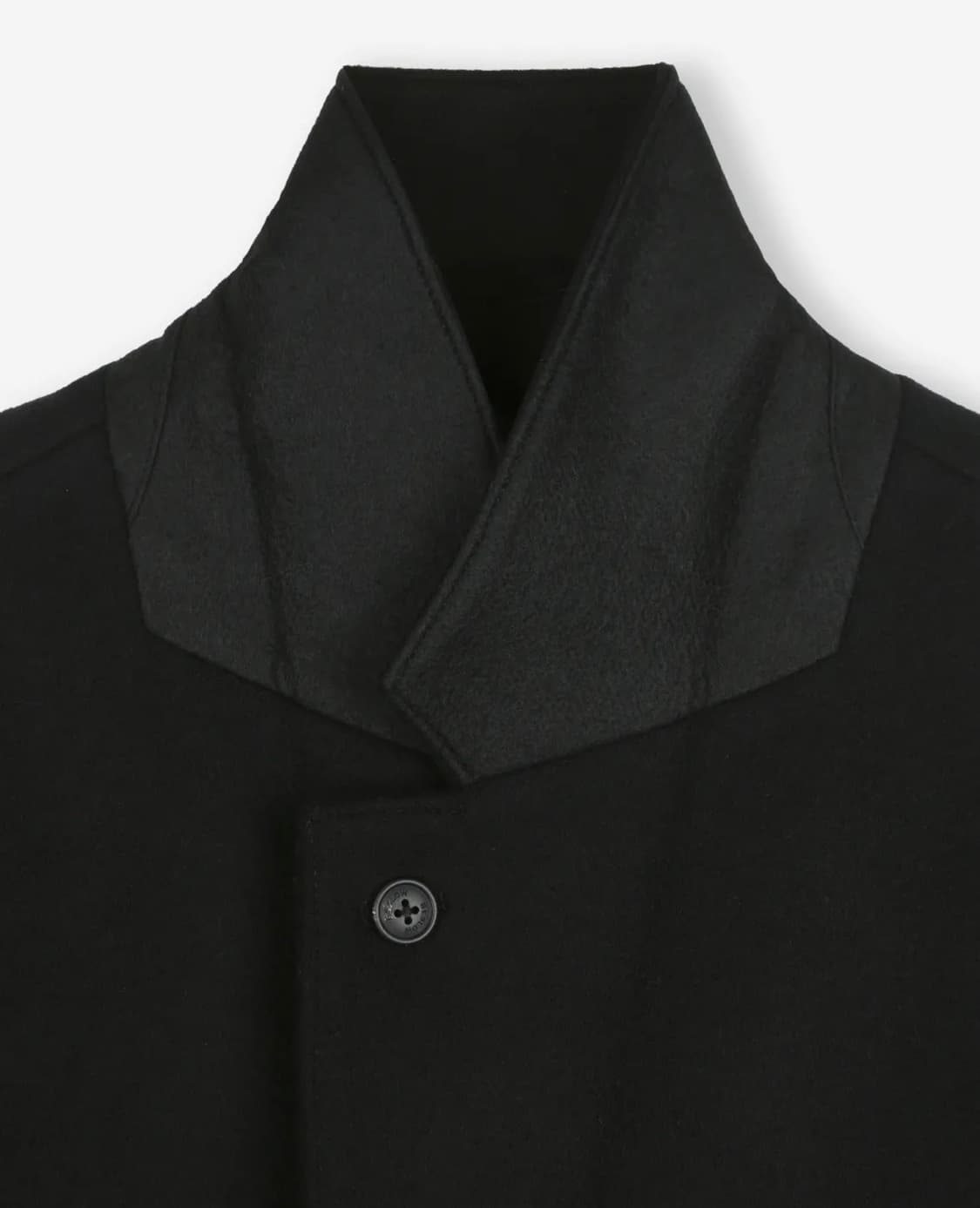 비슬로우 오버사이즈 캐시미어 싱글코트 블랙 XL 상품이미지5