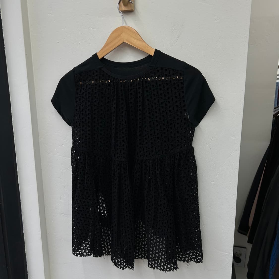 16655 - 사카이 시스루 레이어드 티셔츠 상품이미지3