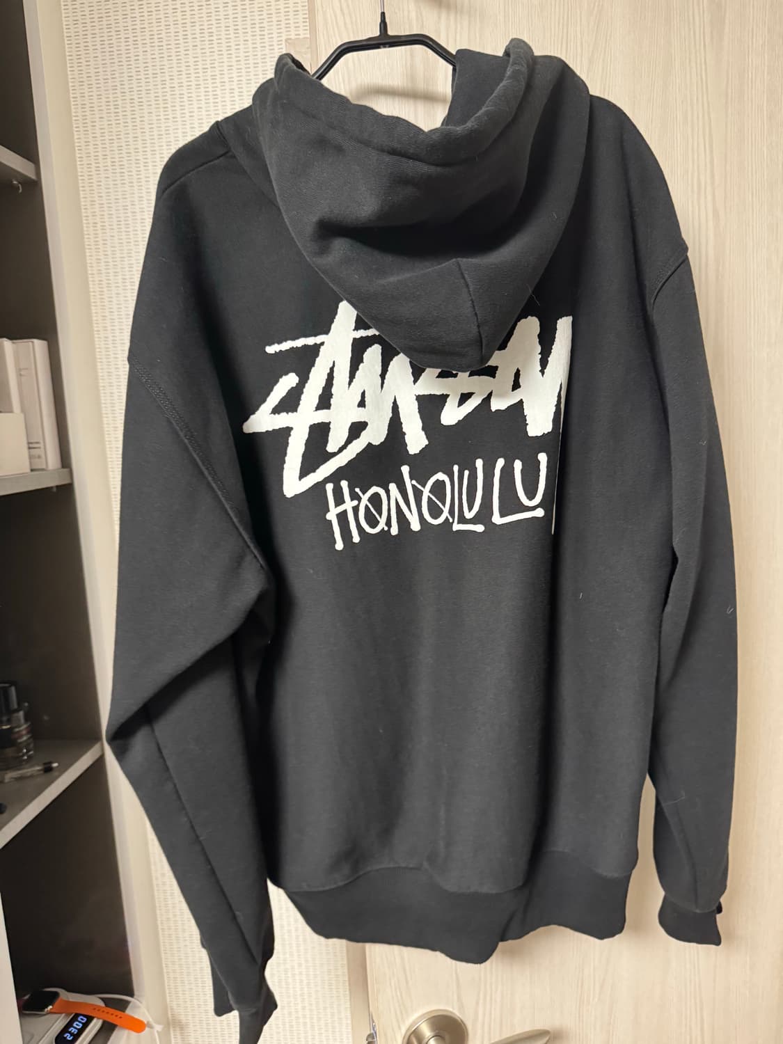 [XL] 스투시 호놀룰루 후드티 블랙 상품이미지2