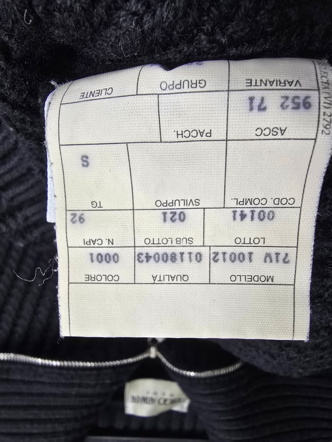 조르지오 아르마니 블랙 니트 탑 (1808) 상품이미지5