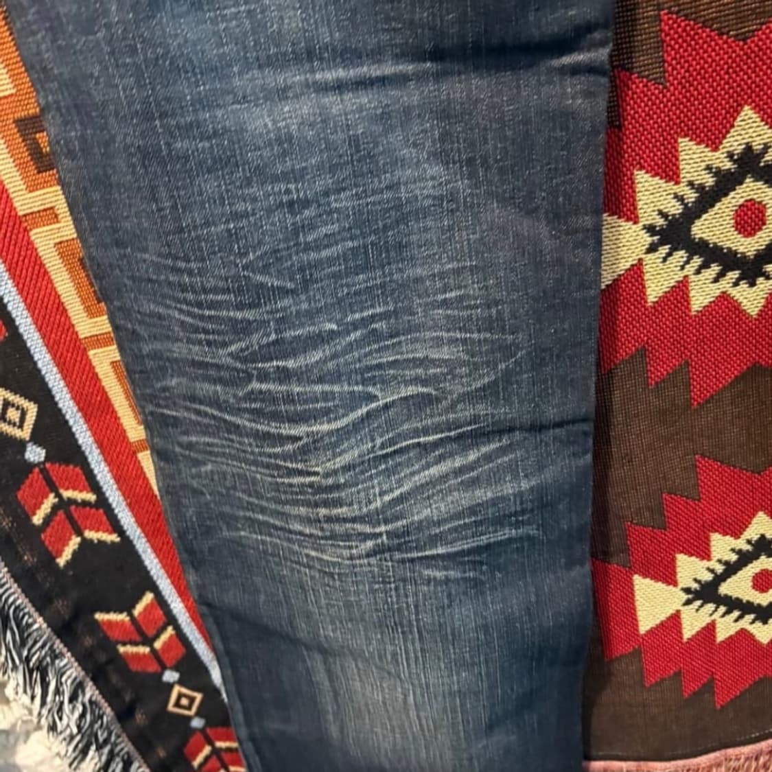 Levis 리바이스 503 루즈 핏 워시드 데님 상품이미지8