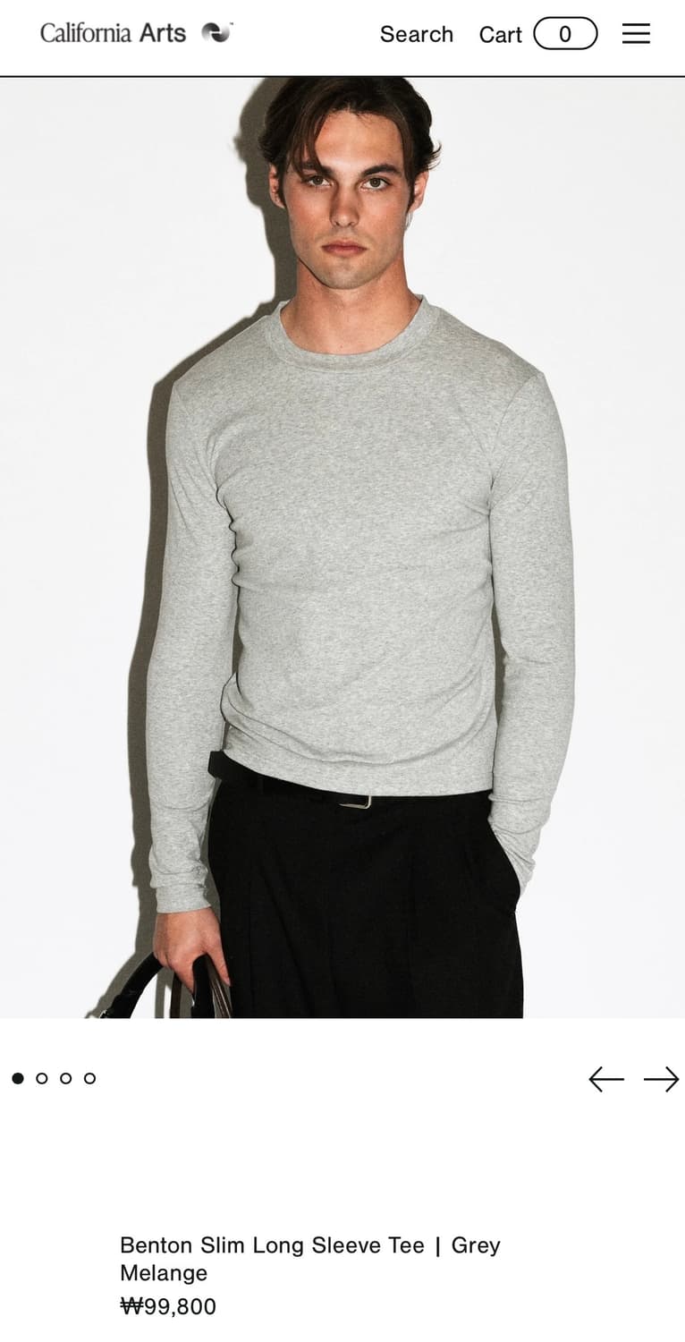 California arts Benton Slim Long Sleeve 상품이미지1