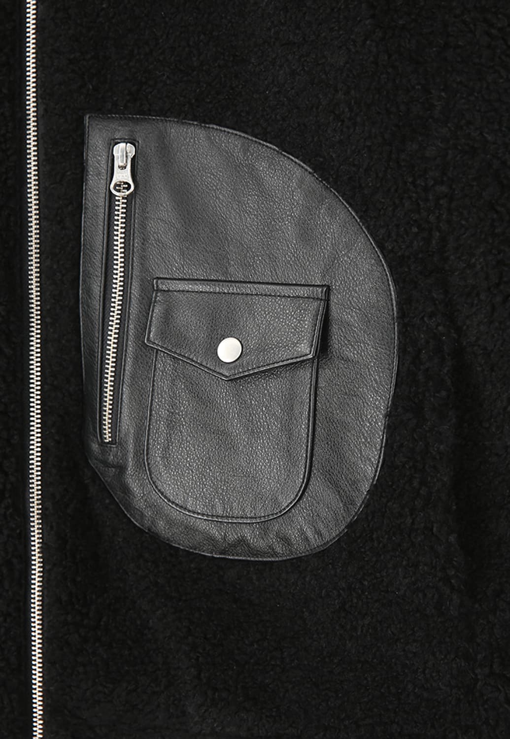 토니웩 Duvet Leather Shearling Jacket 상품이미지6