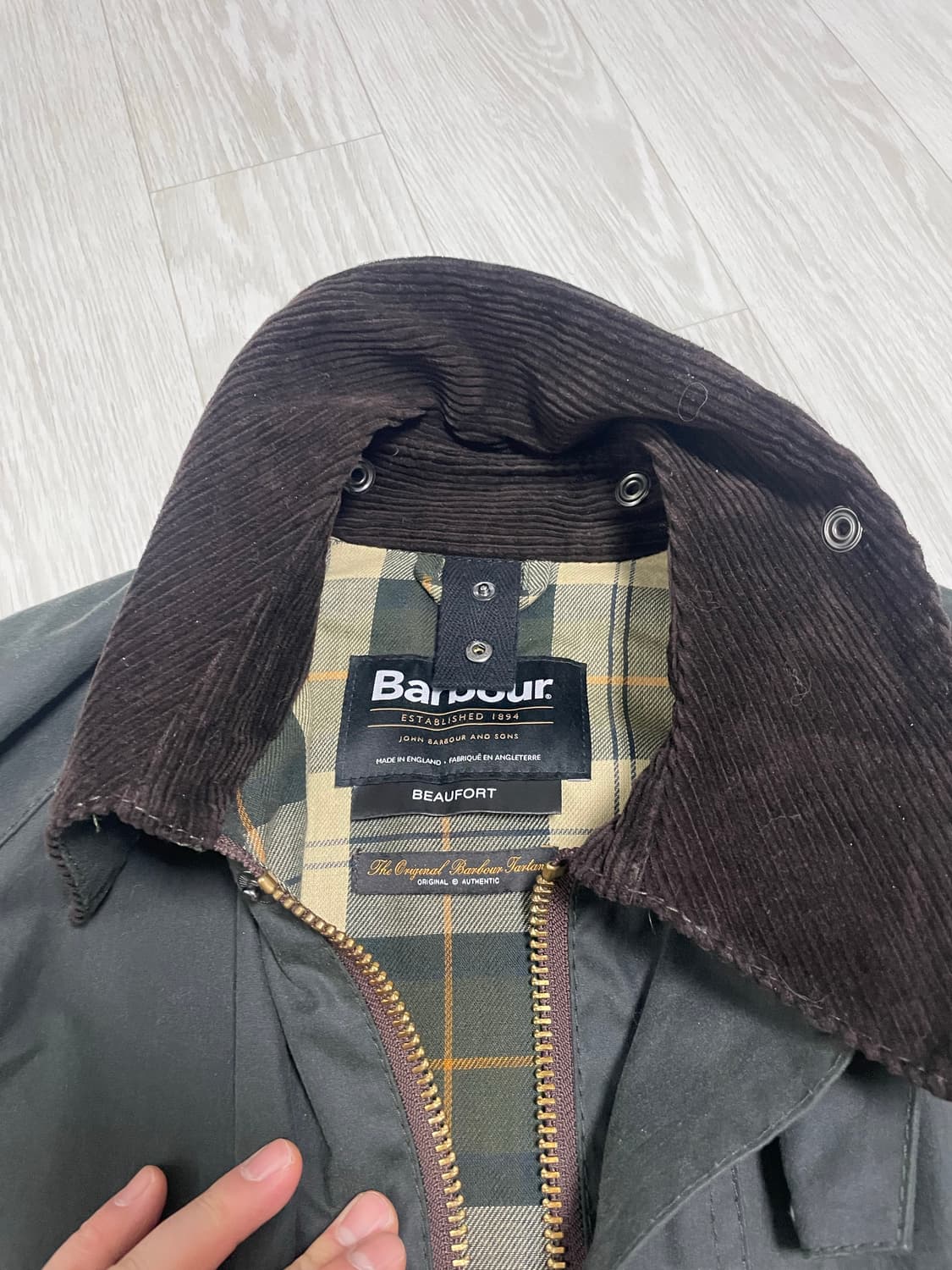 바버 뷰포트 세이지 44 105 made in england barbou 상품이미지3