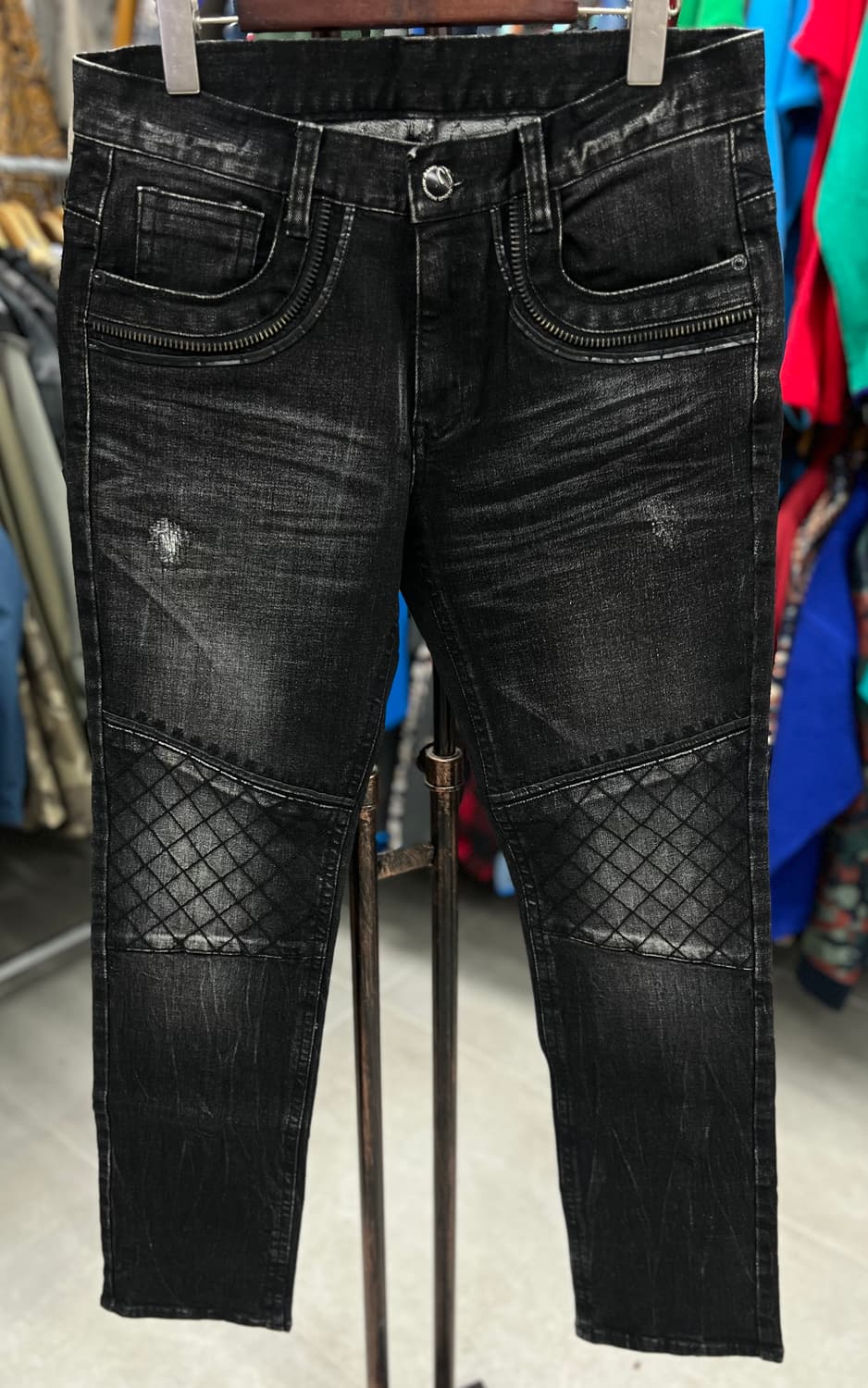 블랙 포인트 데님진  31 상품이미지4