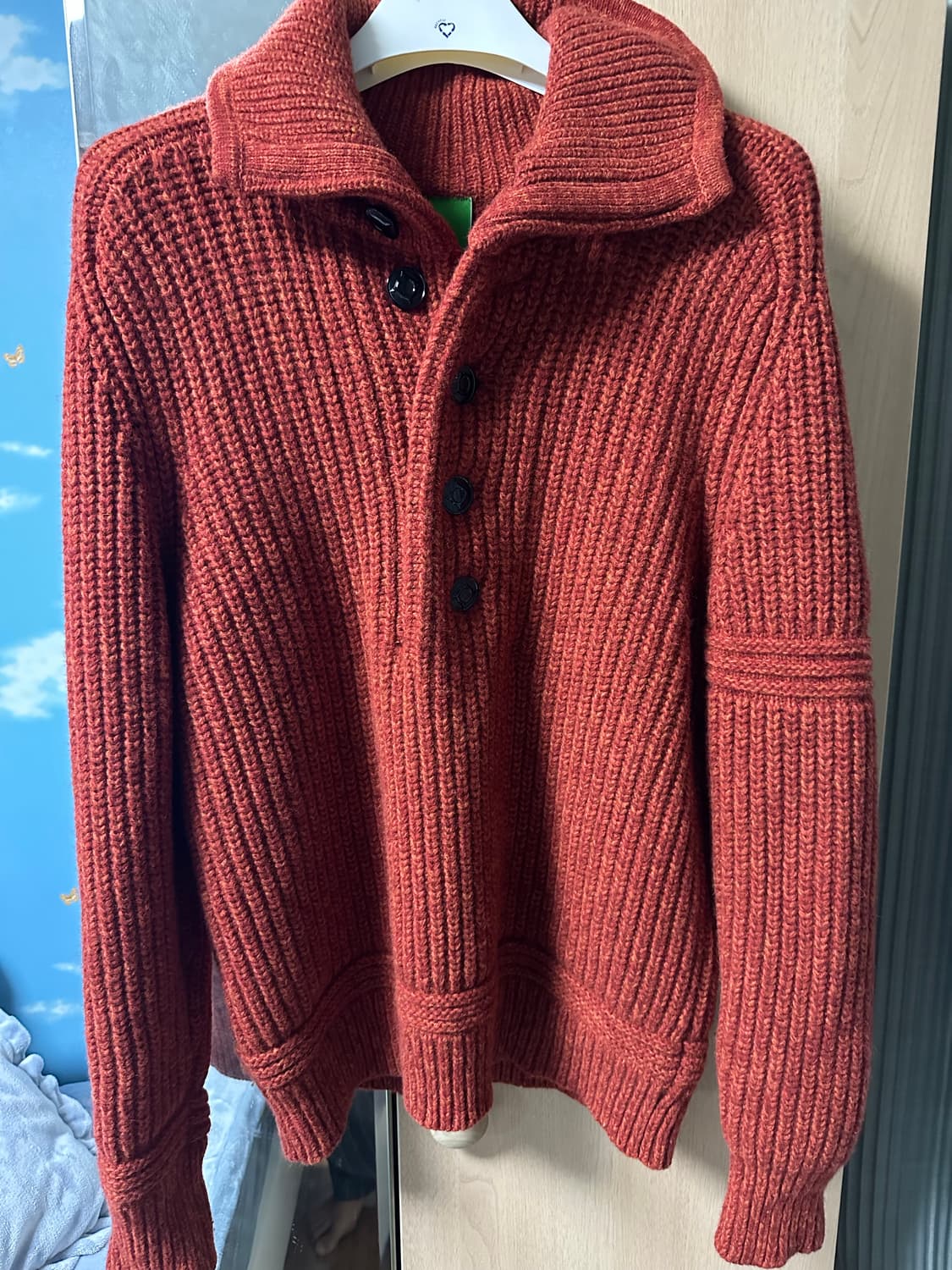 마시모 오스티 마스트럼 아카이브 견장 헤비 울니트 상품이미지2