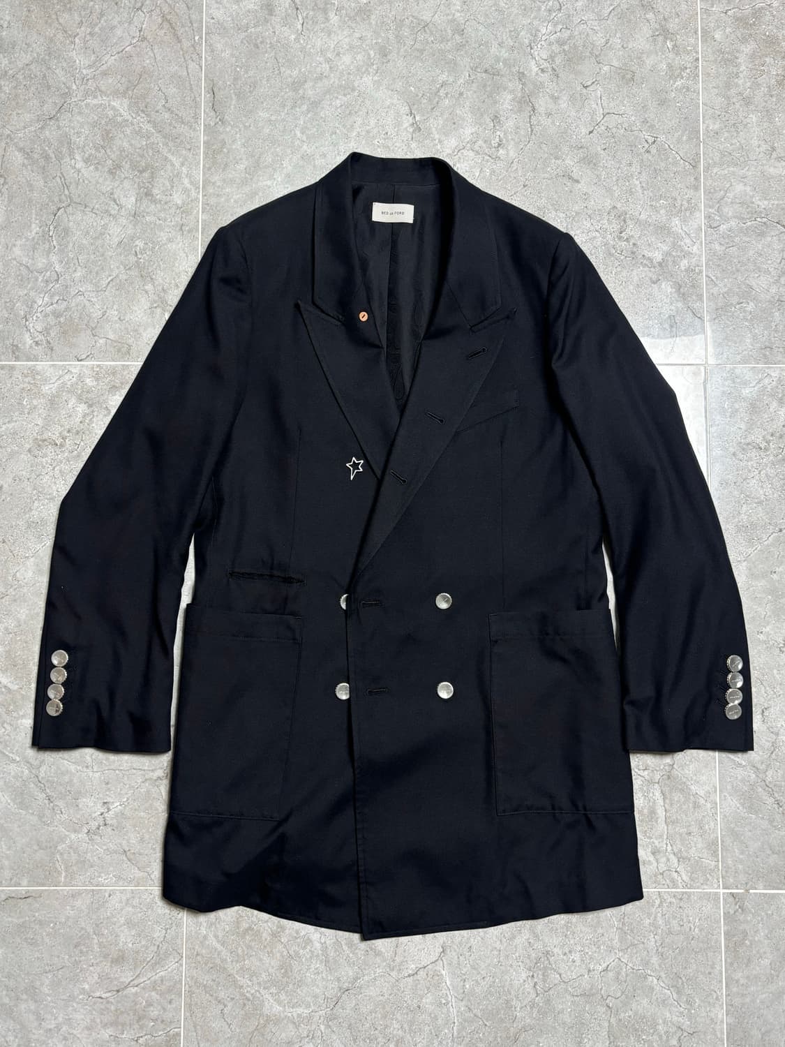 BED j.w. FORD 24ss 실크 자켓 0사이즈 상품이미지4