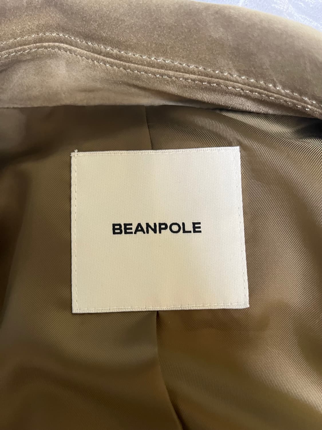 빈폴 소가죽 스웨이드 자켓 (M) 상품이미지3