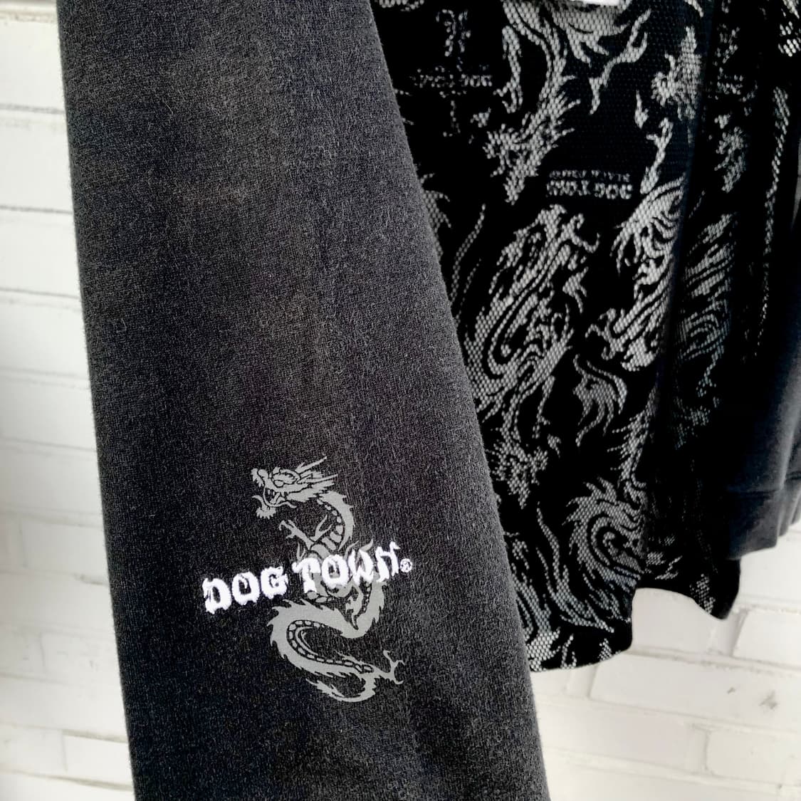 도그타운 블랙 드래곤 메쉬 롱슬리브 긴팔 상품이미지5