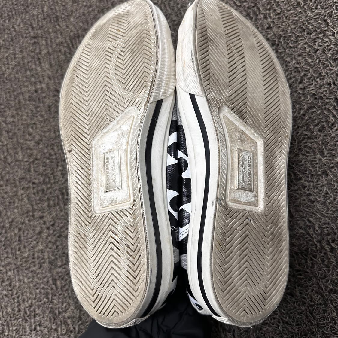 꼼데가르송 x 컨버스 잭 퍼셜 스니커즈 단화 260 상품이미지7