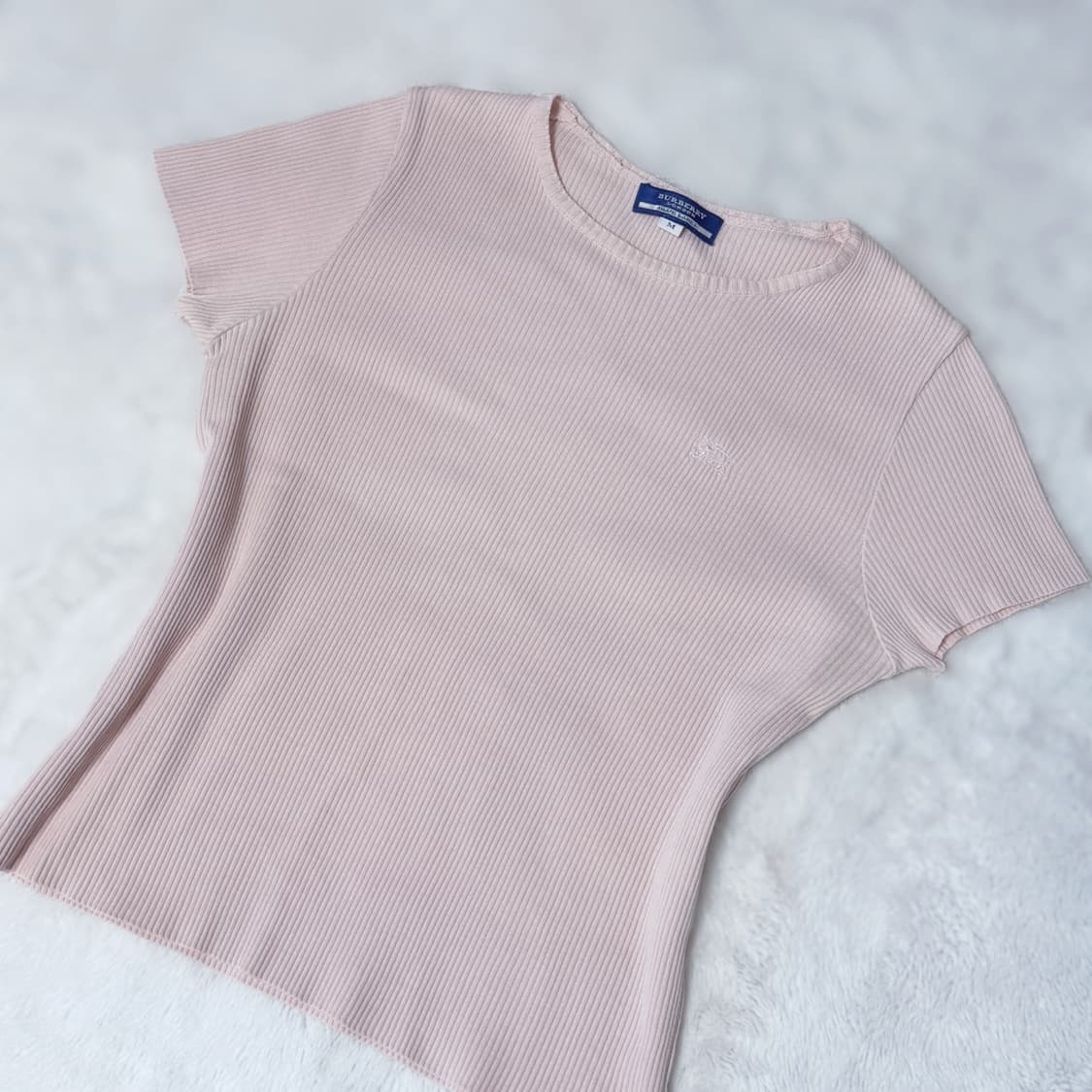 Burberry 버버리 블루라벨 히메갸루 딸기우유 딱붙 골지 대장 니트 상품이미지2