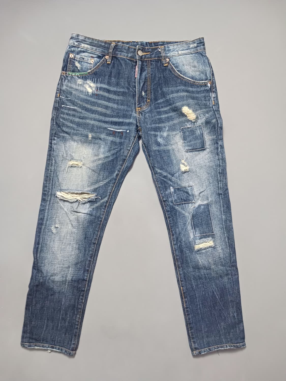 [32] 디스퀘어드2 더티페인티드 슬림진 청바지 상품이미지1
