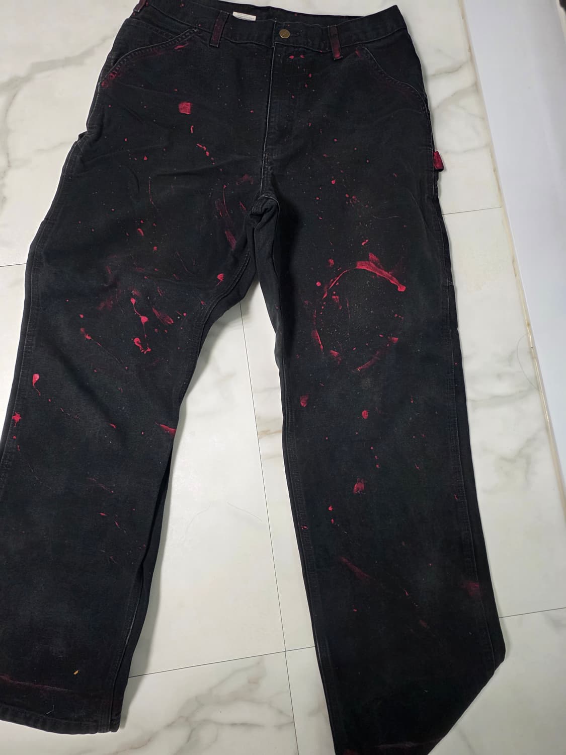 Carhartt Work Pants Black Paint Detail
가 상품이미지1