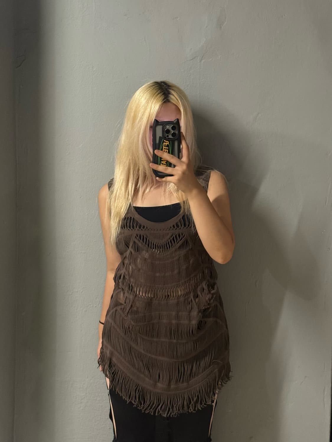 net pattern fringe detail ops 상품이미지1