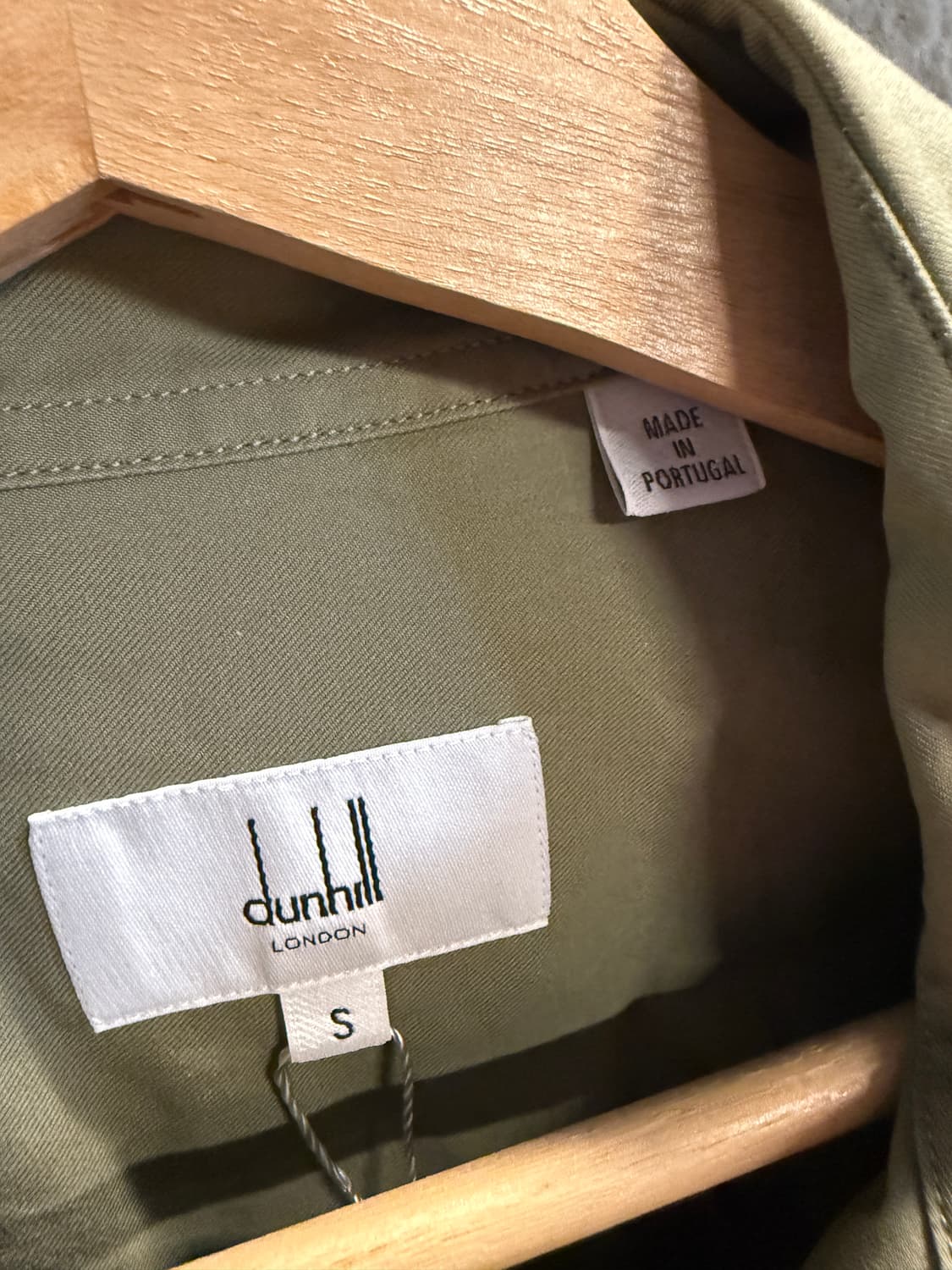 던힐 밀리터리 투포켓 셔츠 카키 S 상품이미지4