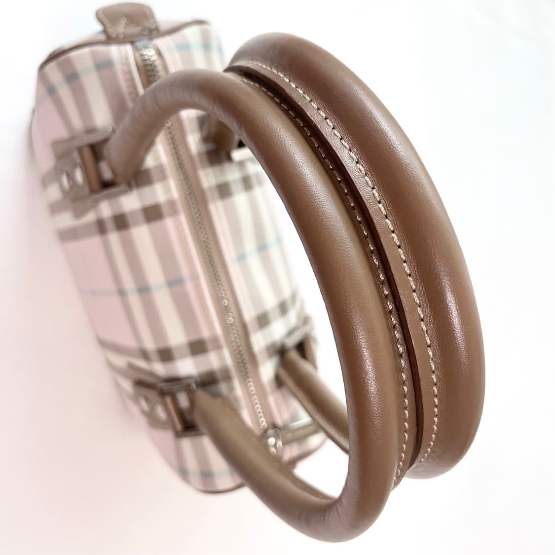 Burberry 버버리핑크 보스턴백 노바체크 핀터깔 버버리백 히메갸루 상품이미지4