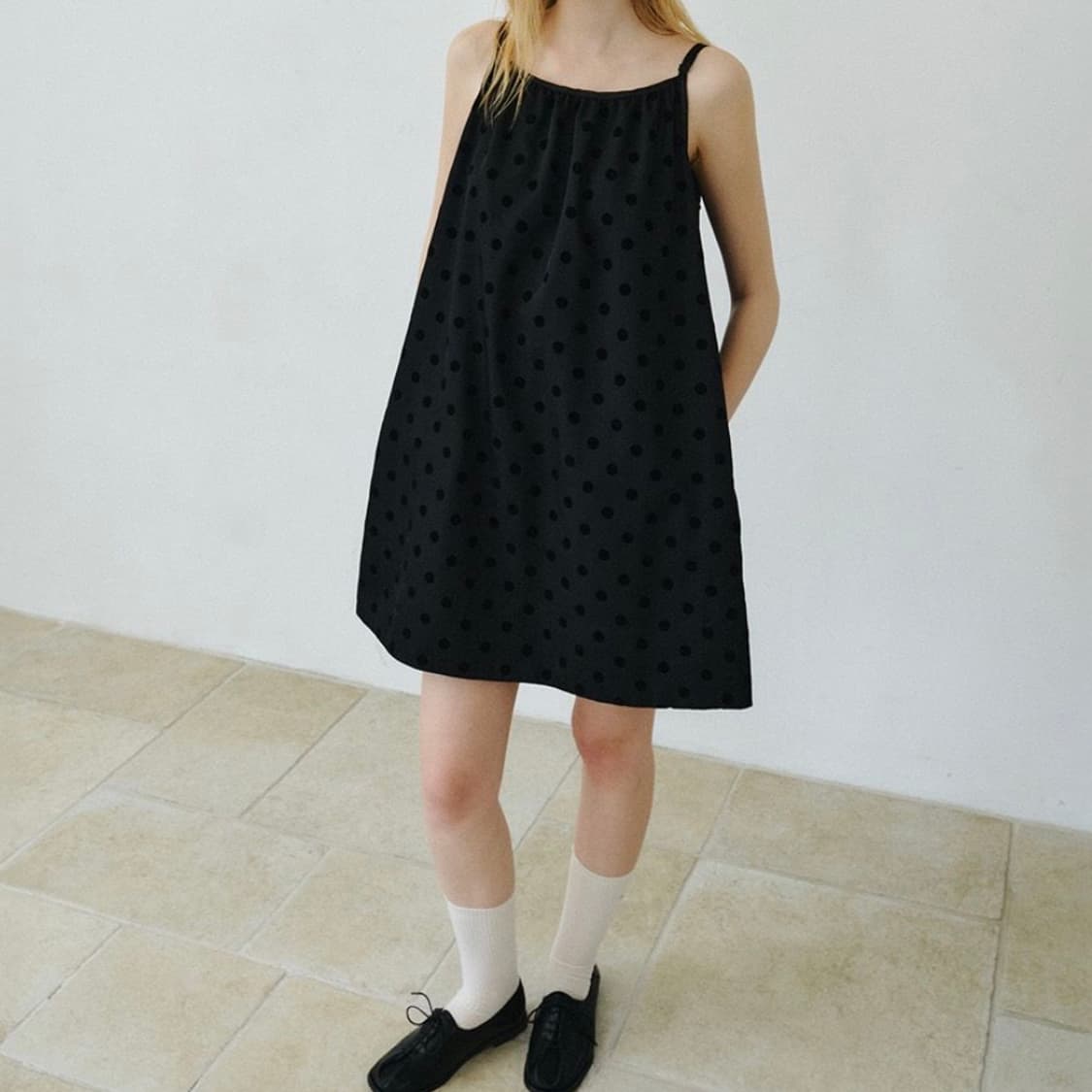 [Mais] FLOCKING DOT MINI DRESS / 도트 원피스 상품이미지2