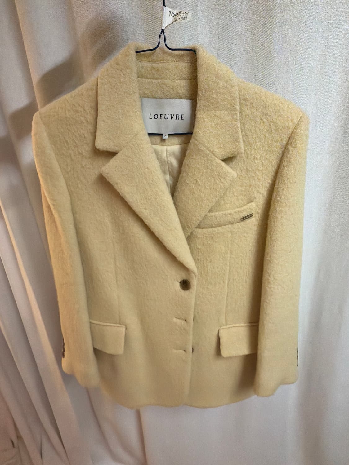 루에브르 퀼티드 라인드 알파카 자켓 상품이미지1