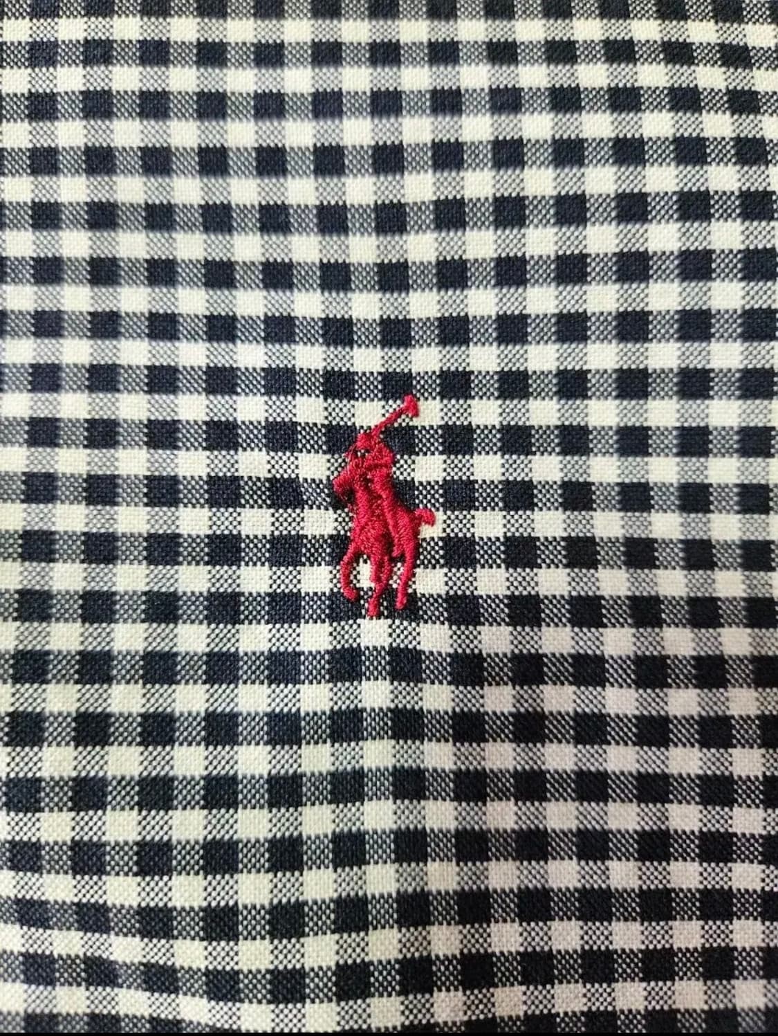 폴로 깅엄체크 셔츠 상품이미지3