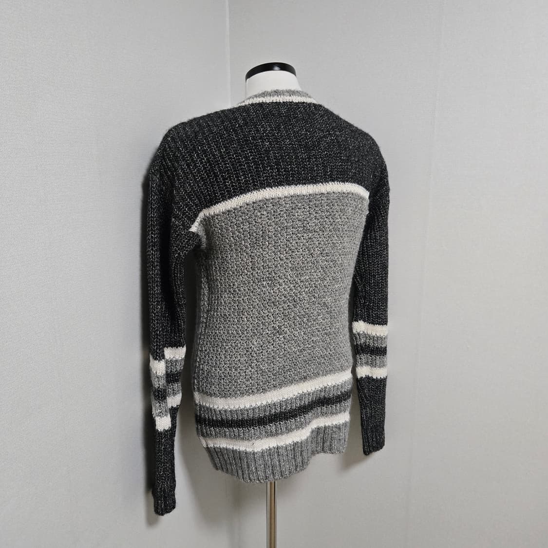 우영미 솔리드옴므 울 니트 / 남성 니트 / 남자 니트 상품이미지7