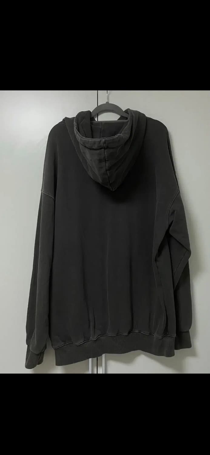 트래블 워크샵 피그먼트 후드티 블랙차콜 상품이미지3