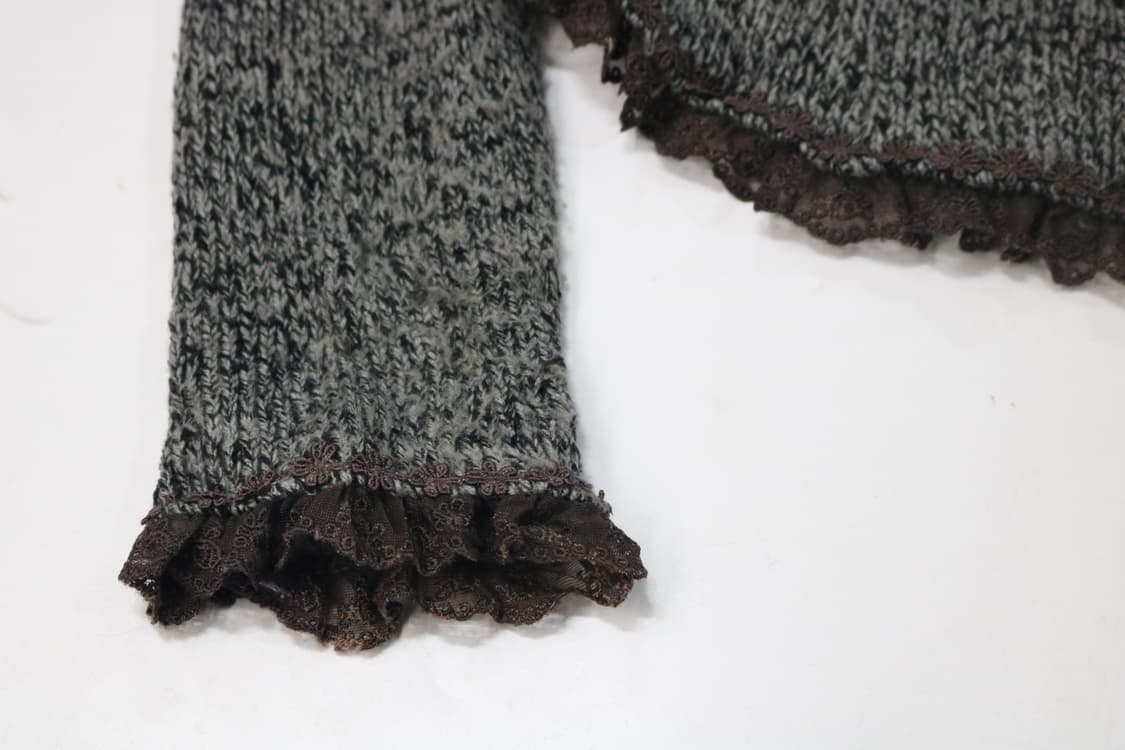 레이스 디테일 니트 가디건 상품이미지6