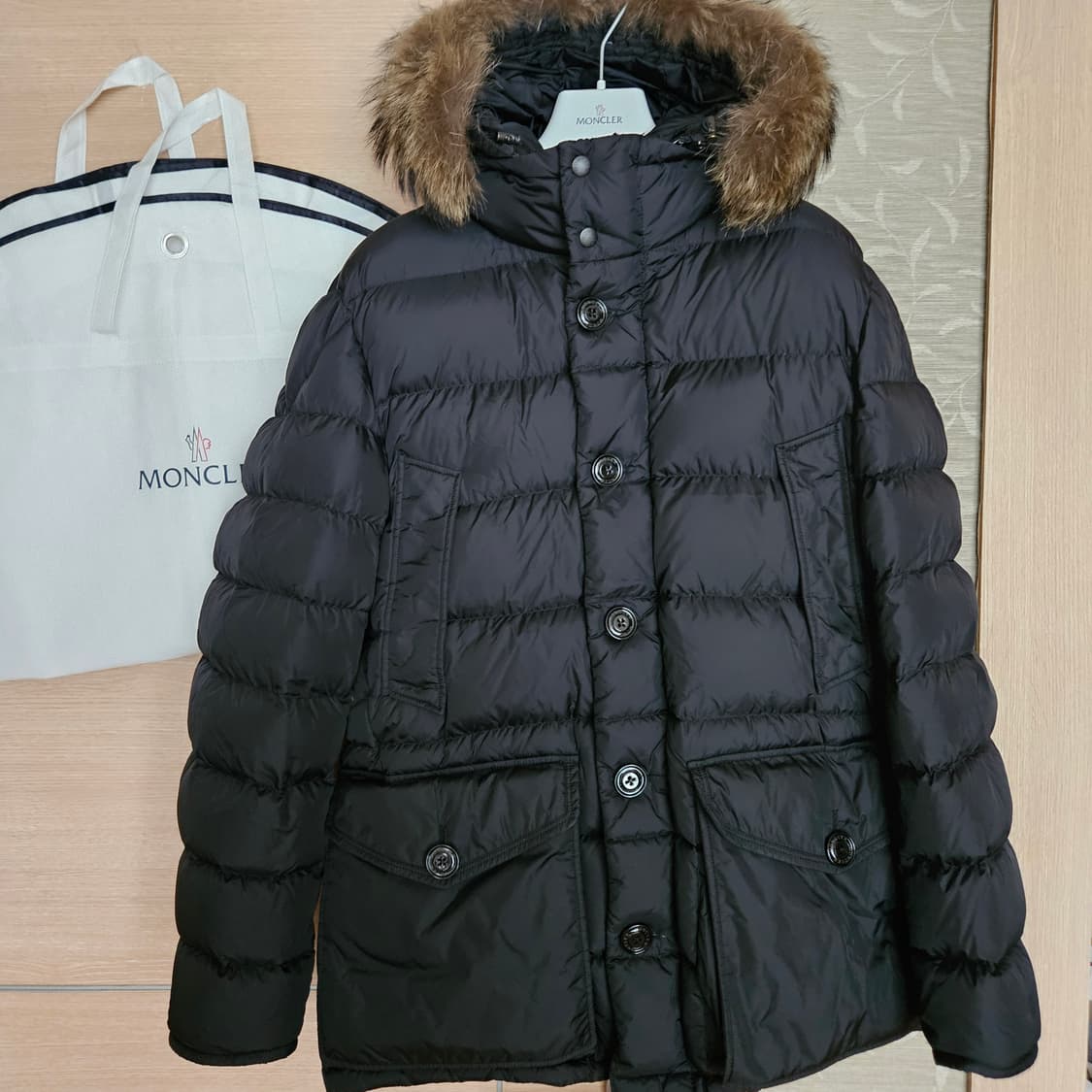 [ 5SIZE ] 몽클레어 클루니 패딩 블랙 상품이미지3