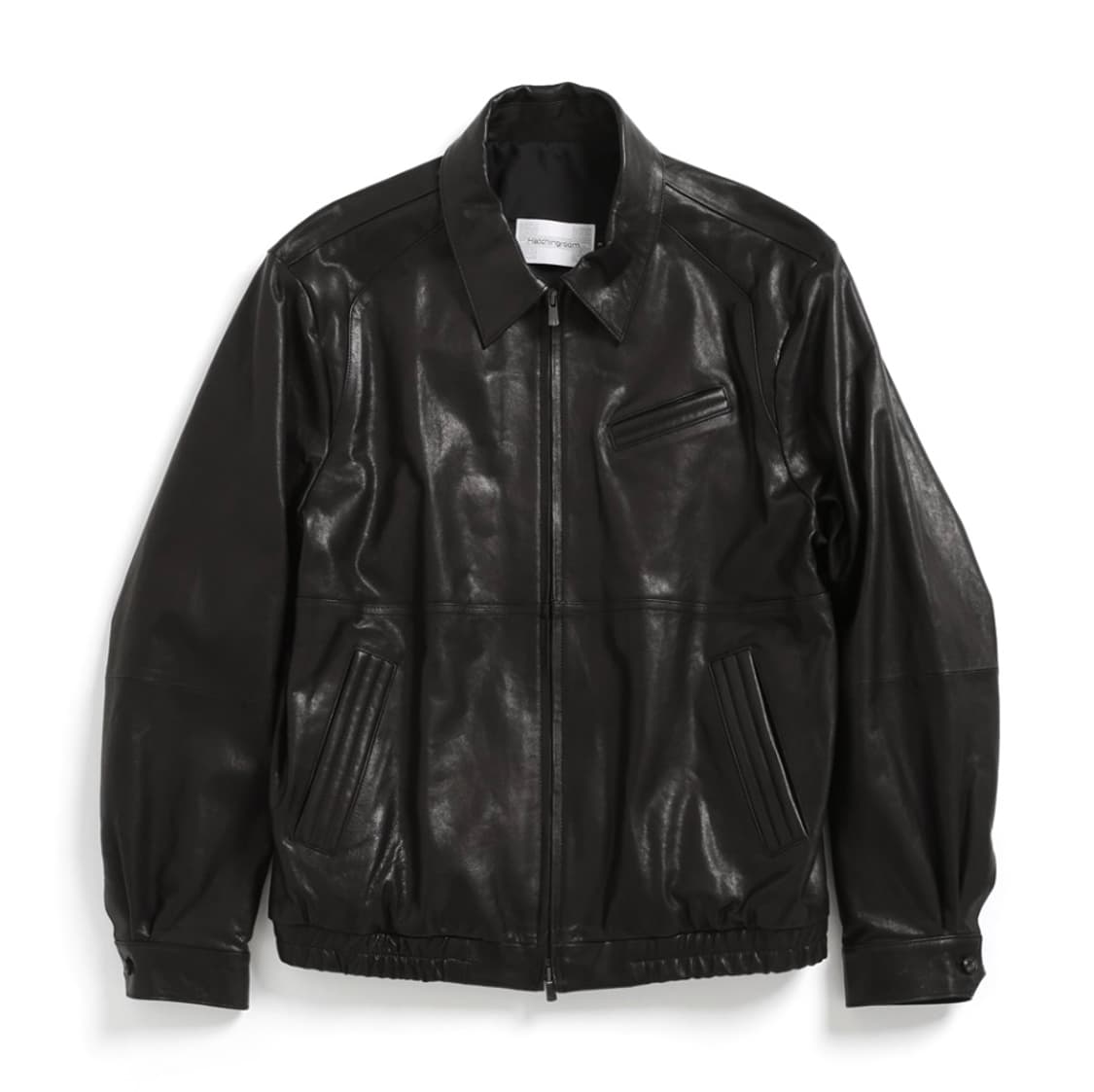 해칭룸 스티치 볼륨 레더자켓 상품이미지1