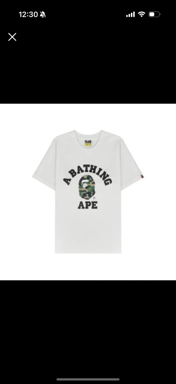 베이프 에이프 카모 반팔티 상품이미지1