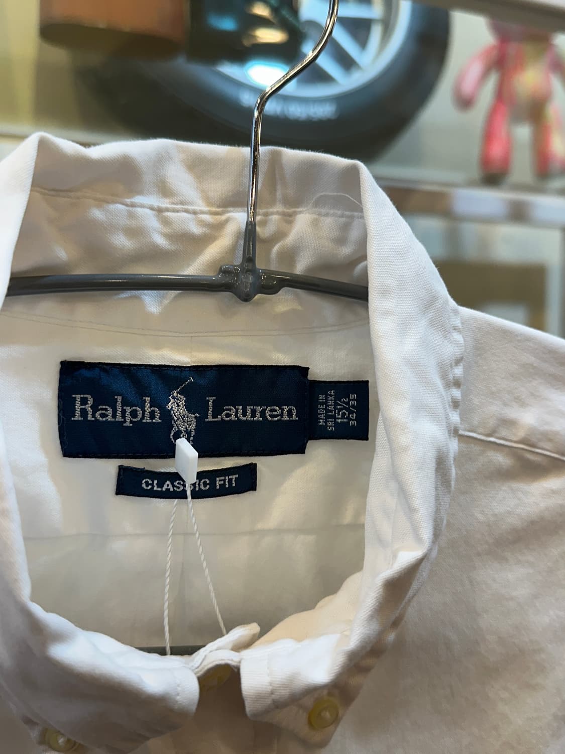 폴로 랄프로렌 클래식핏 옥스포드 셔츠 화이트 상품이미지4