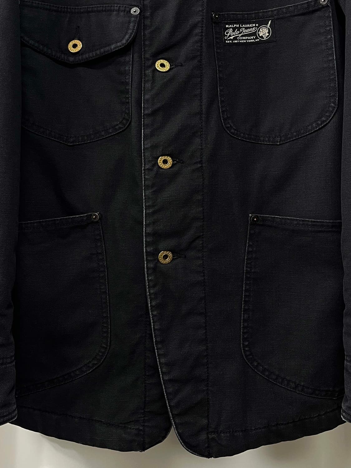 폴로 랄프로렌 사우스웨스트 인디언헤드 스톤 블랙데님 초어자켓 상품이미지5