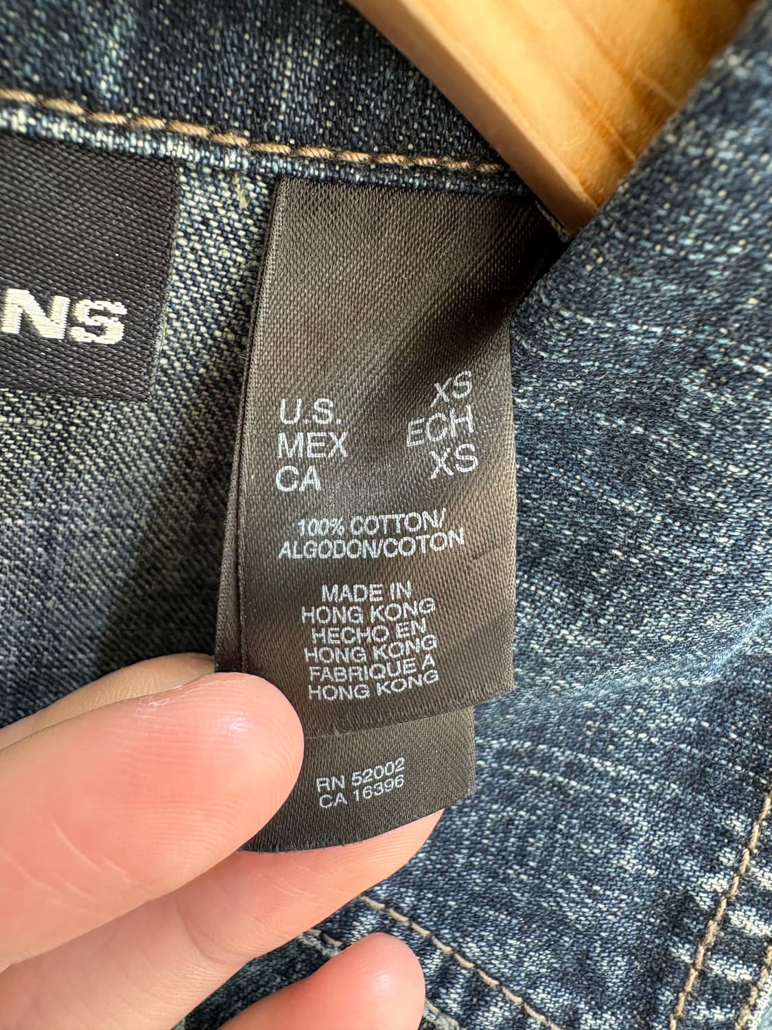 DKNY JEANS (Made in Hong Kong) 데님자켓 상품이미지7