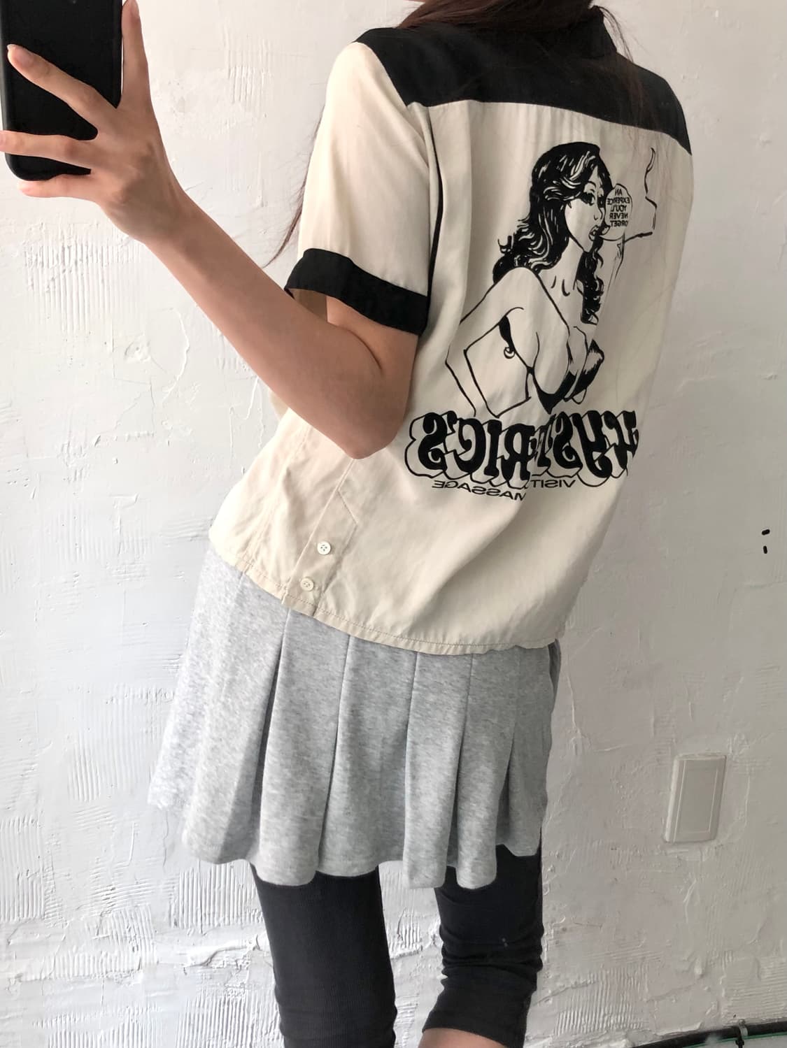 Hysteric Glamour 히스테릭글래머 투톤 볼링 셔츠 상품이미지3