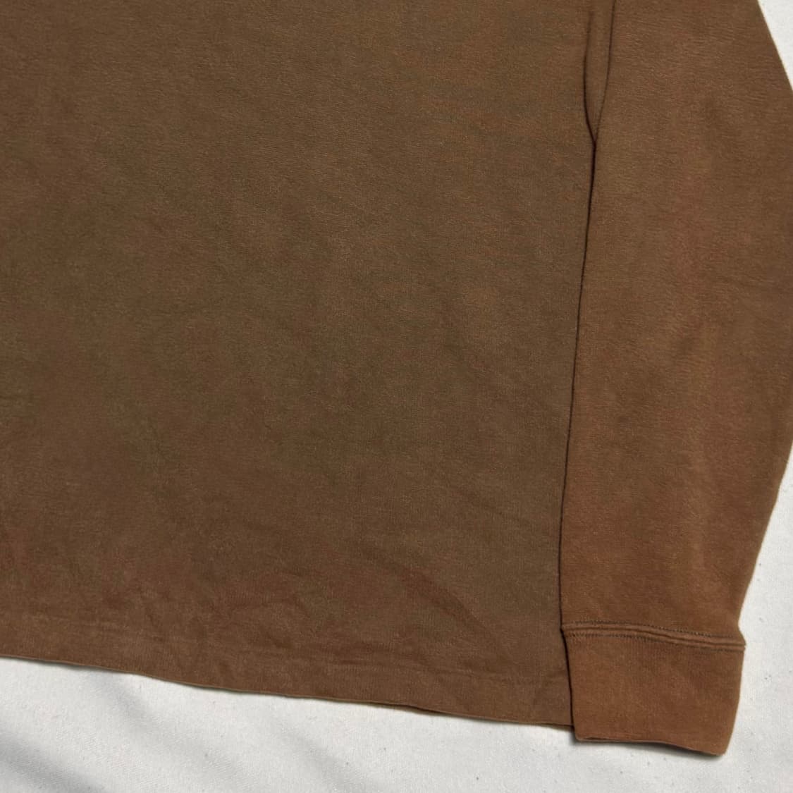 M 폴로랄프로렌 브라운 코튼 반집업 니트 상품이미지6