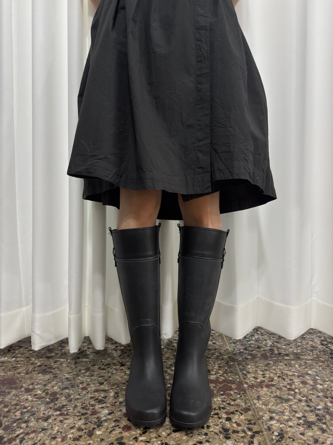 benetton leather detail rain boots 상품이미지6