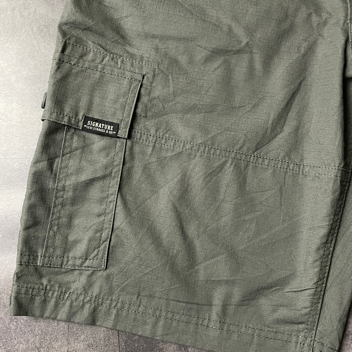 LEVI'S 데드스탁 리바이스 빈티지 카키 카고 하프 팬츠 A00747 상품이미지5