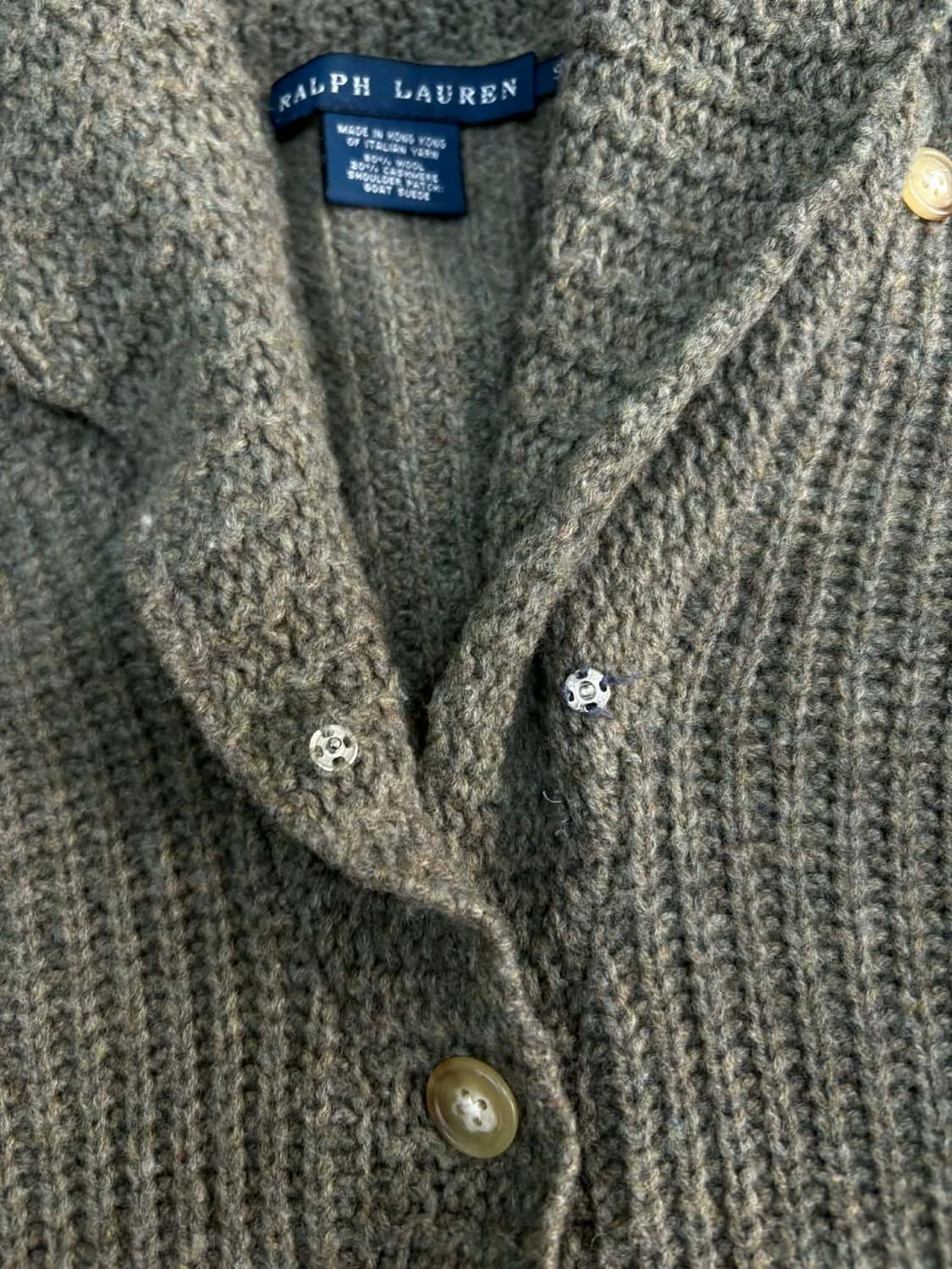 [S] 폴로 랄프로렌 울 캐시미어 숄카리 니트 가디건 상품이미지6