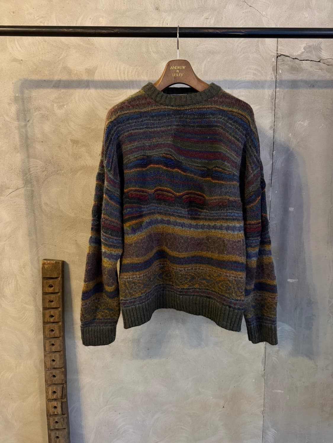 이브생로랑 패턴 니트 100 상품이미지1