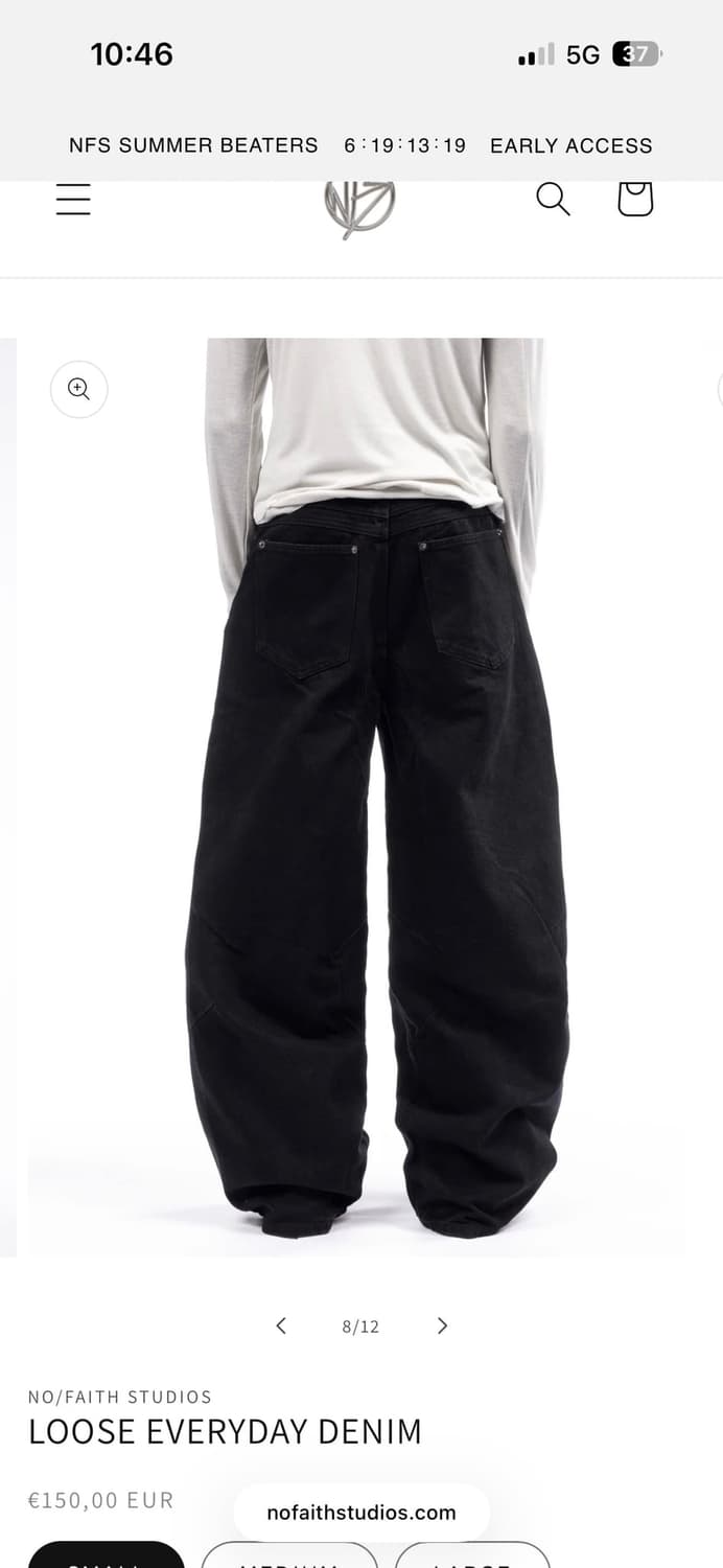 Loose everday denim S 상품이미지5