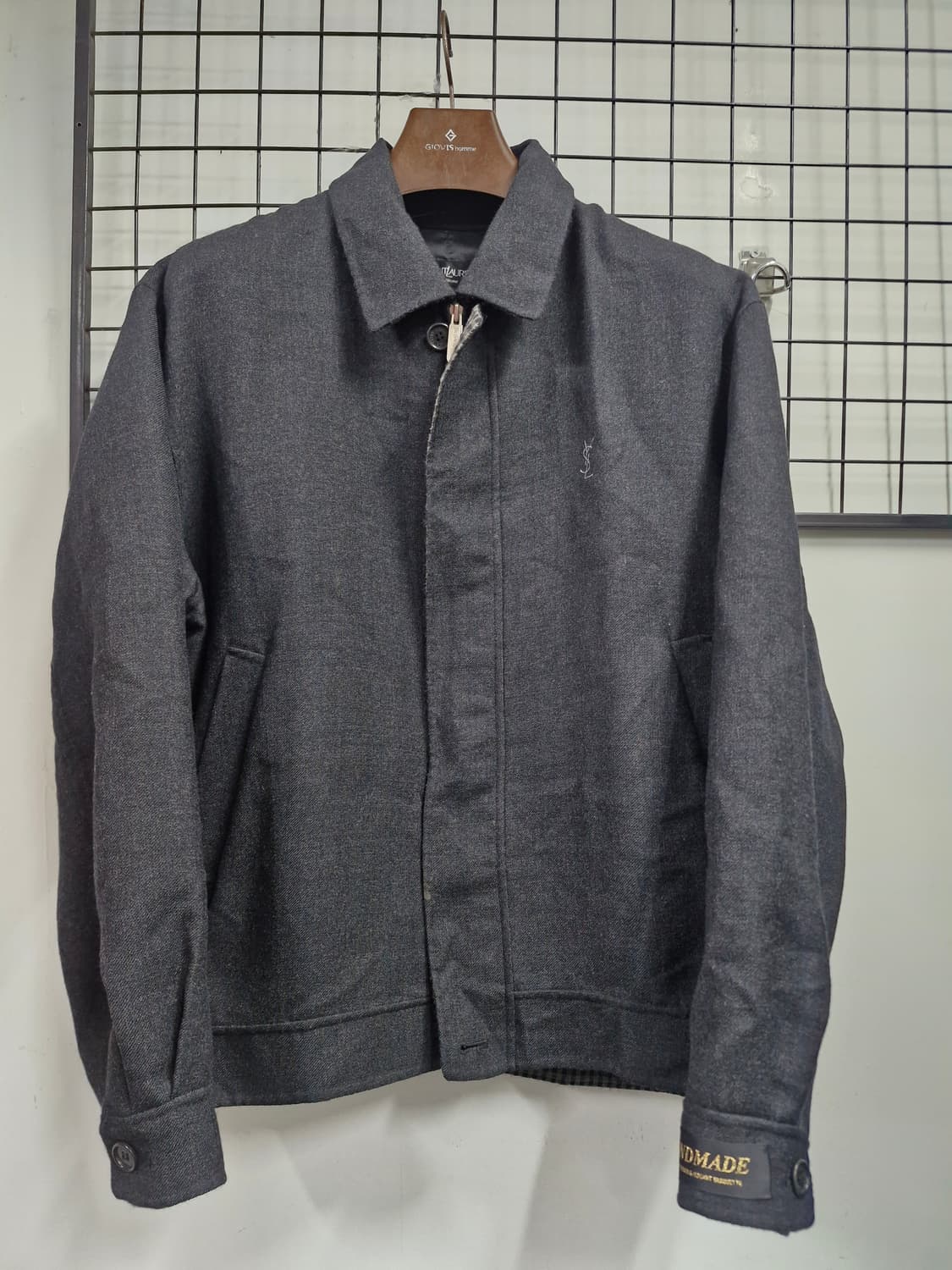 105XL 입생로랑 울 블루종 자켓. 상품이미지1